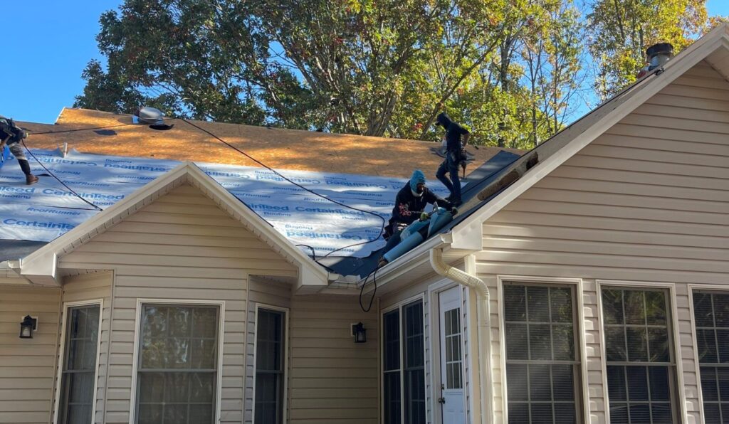 New roof in Burlington NC Installation