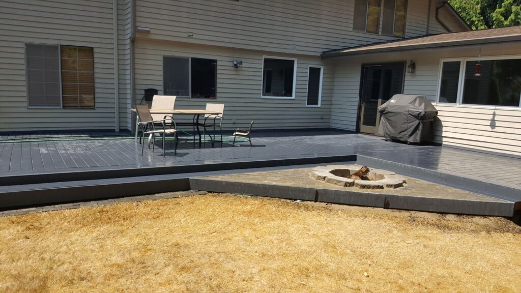 MCSquared Roofing real deck construction project photo in North Carolina