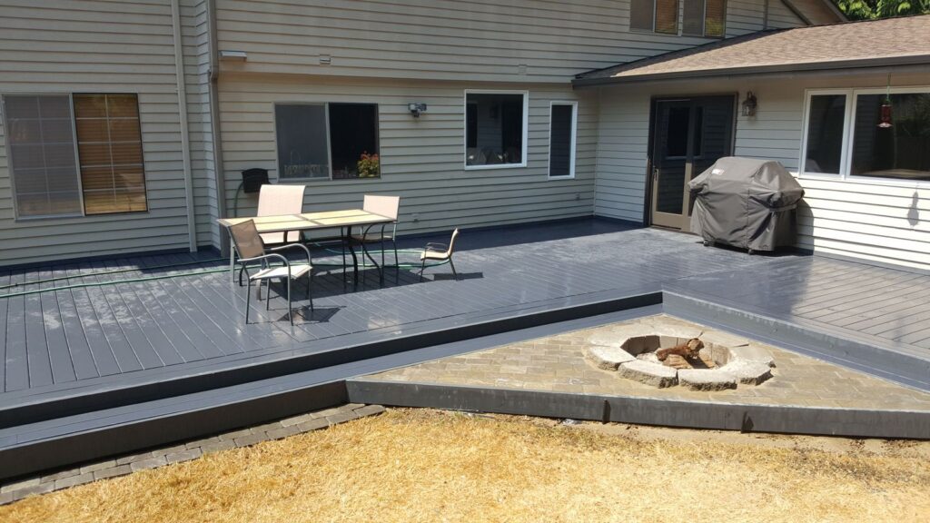 MCSquared Roofing real deck construction project photo in North Carolina