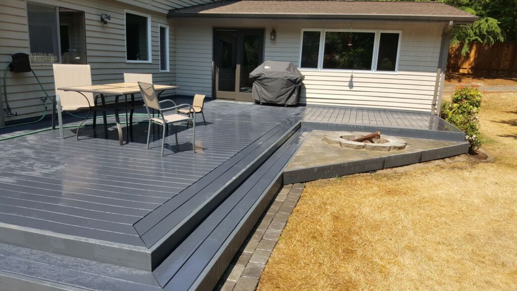 MCSquared Roofing real deck construction project photo in North Carolina