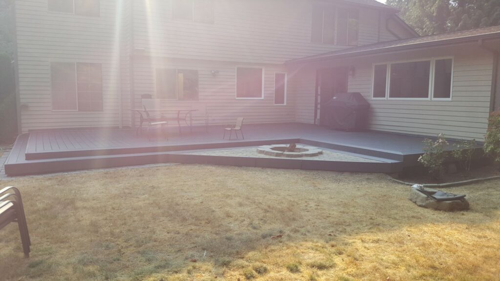 MCSquared Roofing real deck construction project photo in North Carolina