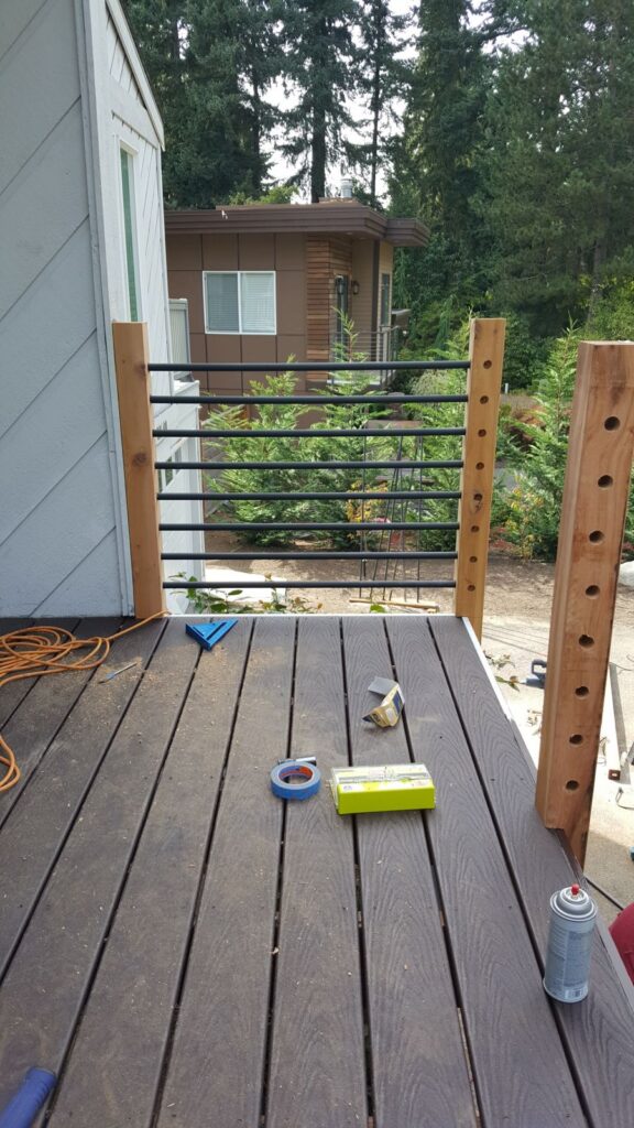 MCSquared Roofing real deck construction project photo in North Carolina
