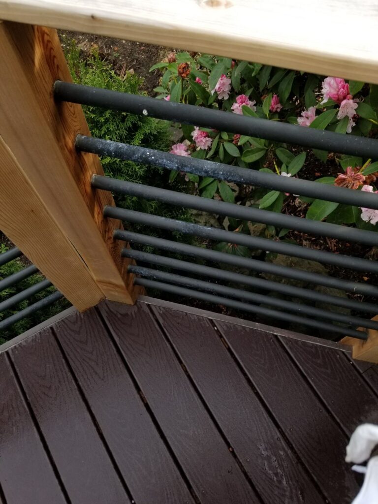 MCSquared Roofing real deck construction project photo in North Carolina