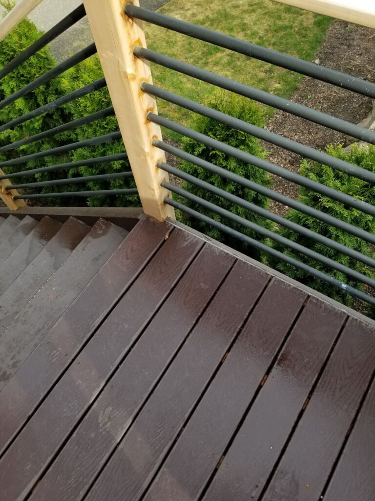 MCSquared Roofing real deck construction project photo in North Carolina