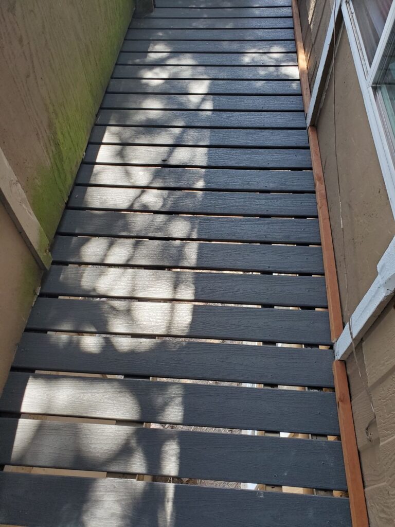 MCSquared Roofing real deck construction project photo in North Carolina