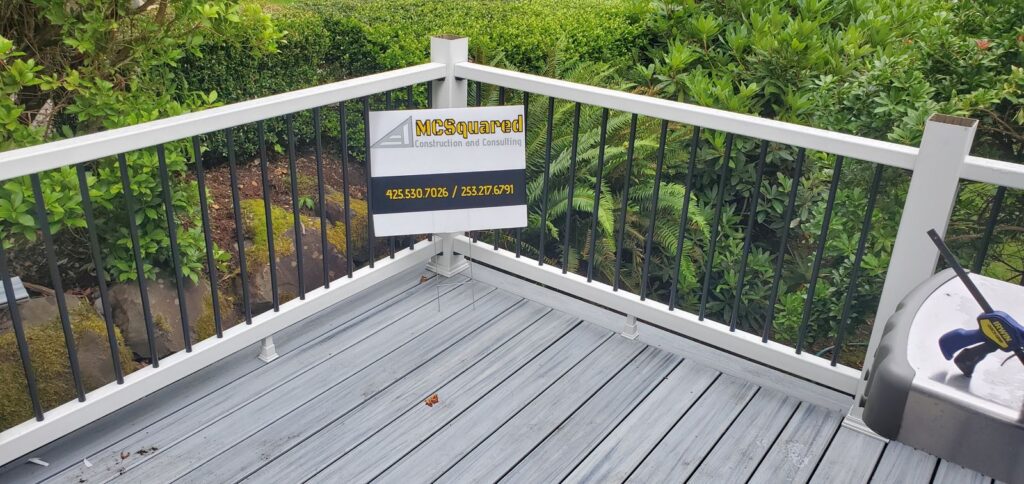 MCSquared Roofing real deck construction project photo in North Carolina
