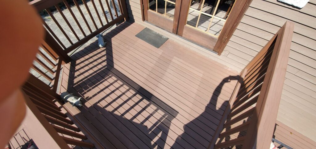 MCSquared Roofing real deck construction project photo in North Carolina