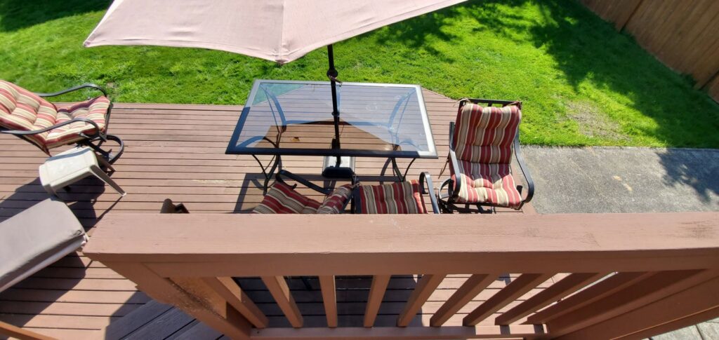 MCSquared Roofing real deck construction project photo in North Carolina