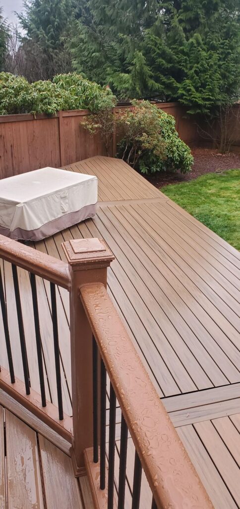 MCSquared Roofing real deck construction project photo in North Carolina