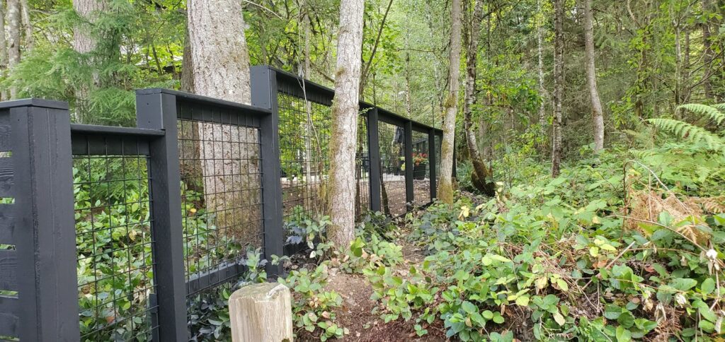 MCSquared Roofing real fence installation project job photo from our Seattle years