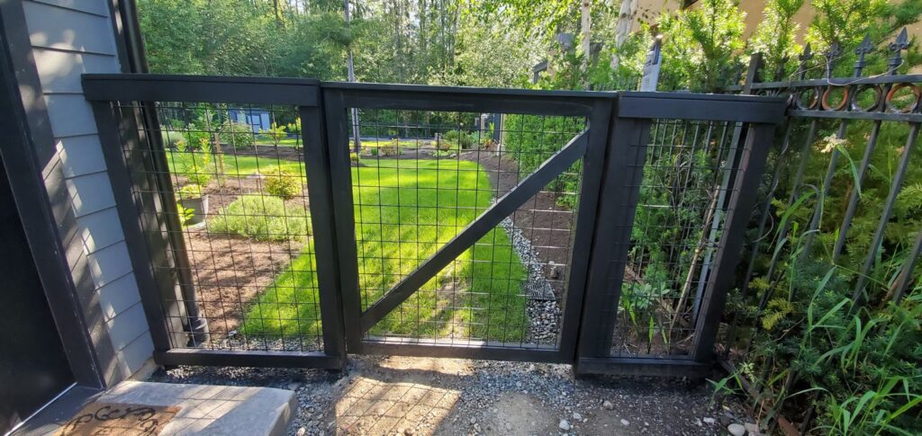 MCSquared Roofing real fence installation project job photo from our Seattle years
