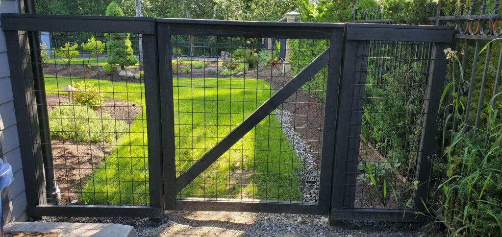 MCSquared Roofing real fence installation project job photo from our Seattle years