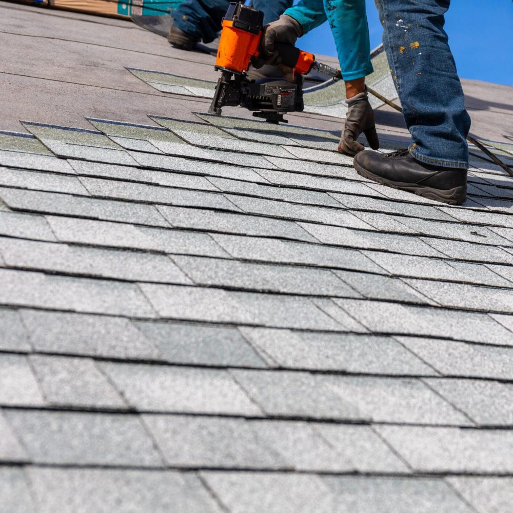 roofing industry Installing new shingle roof